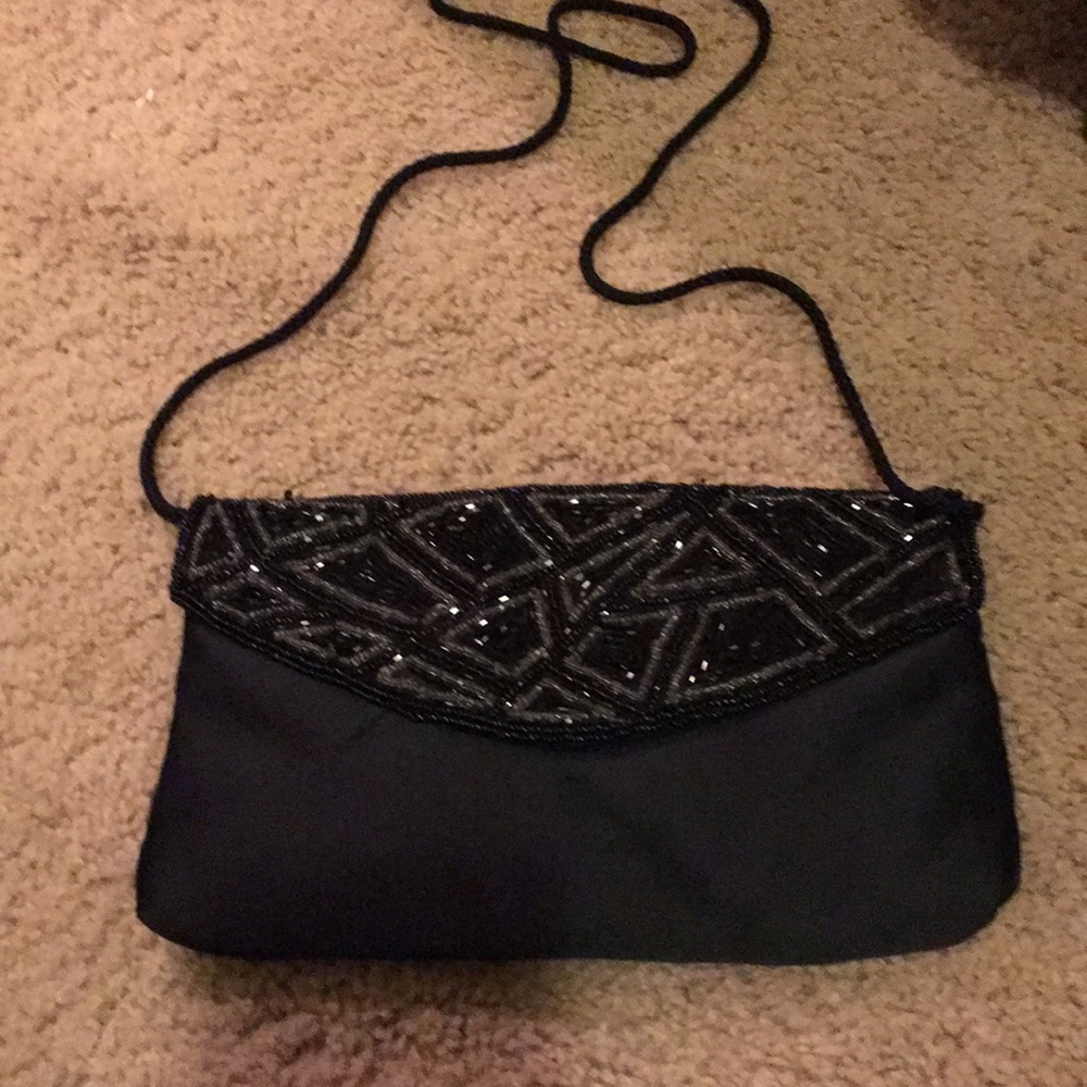 Mini purse with beads
